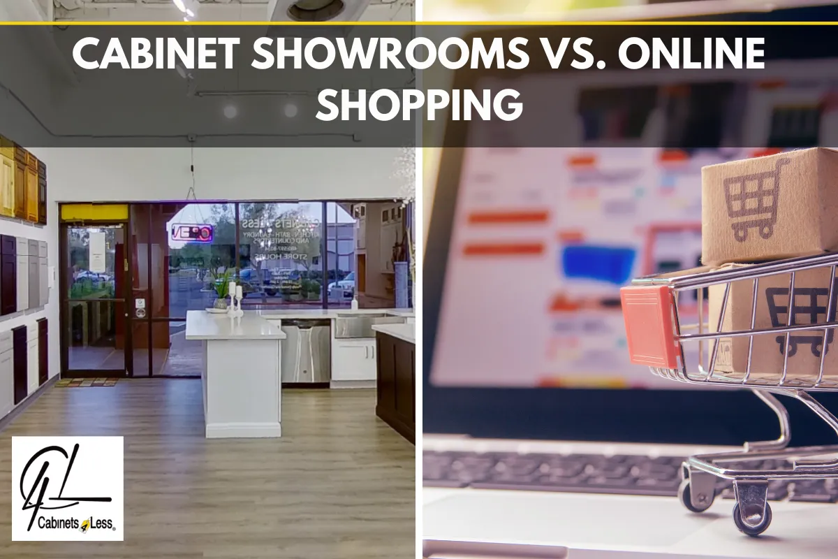Cabinet Showrooms vs. Online Shopping