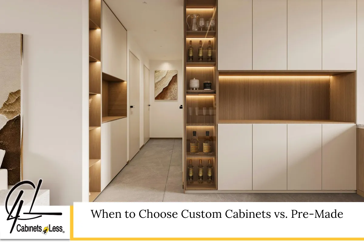 When to Choose Custom Cabinets vs. Pre-Made