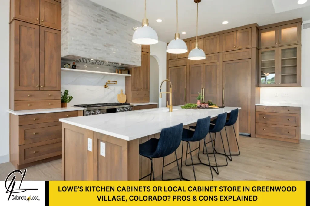 Lowe’s Kitchen Cabinets vs. Local Cabinet Store in Greenwood Village, Colorado: Pros & Cons Explained