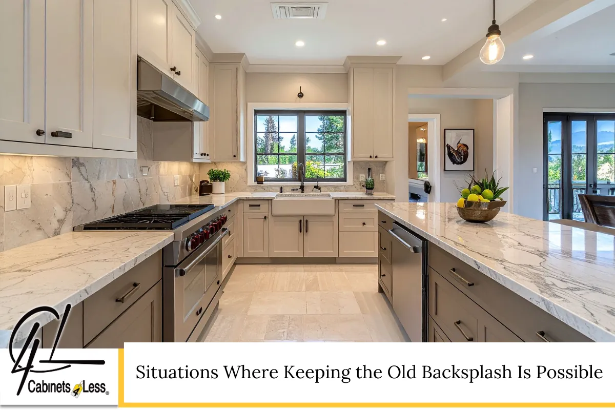Situations Where Keeping the Old Backsplash Is Possible