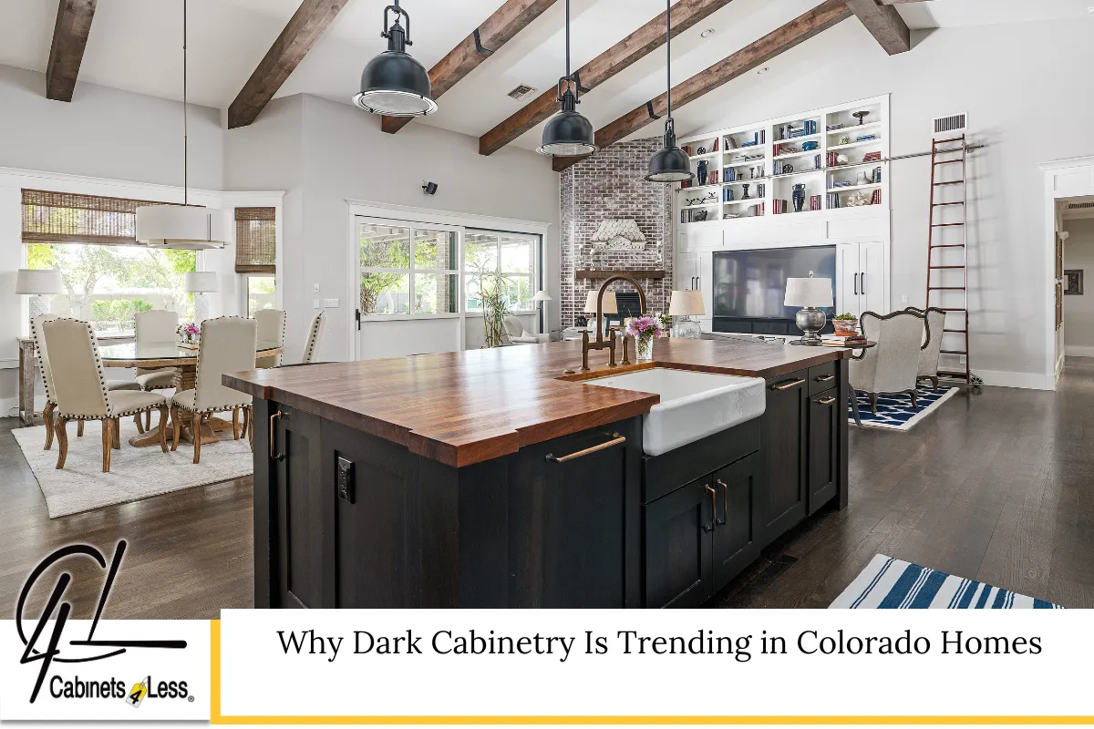 Why Dark Cabinetry Is Trending in Colorado Homes